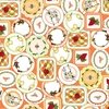 Maywood Studio Fancy Fruit Plates Orange