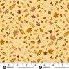 Andover Fabrics Hello Autumn Foliage Cascade Yellow