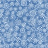 Benartex Woodland Wonderland Snowflake Medium Blue