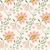 Cloud9 Fabrics Vintage Charm Cecilia Pink/Turquoise
