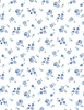 Wilmington Prints Bees and Blooms Small Floral Toss White