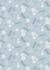 Lewis and Irene Fabrics The Water Gardens Dragonfly Gala Duck Egg Blue