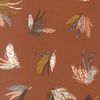 Moda Woodland and Wildflowers Feather Friends Rust