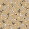 Windham Fabrics Petal and Purr Feline Friends Taupe