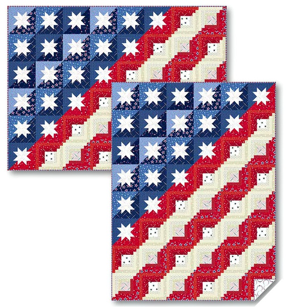 Stars and Stripes Free Quilt Pattern