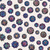 QT Fabrics Night Flight Stained Glass Medallions Oatmeal