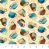 Northcott Barista Cups Ochre/Multi