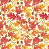 Blank Quilting Autumn Blessings Autumn Leaves Ivory