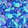 Timeless Treasures Escapade Butterflies Wings Multi