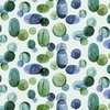 P&B Textiles Gemstones Spaced Circles Blue/Green