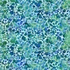 In The Beginning Fabrics Allure Flowering Vines Blue