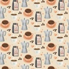 Clothworks Perfect Blend Coffee Shop Light Khaki