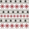 Riley Blake Designs Hello Winter Flannel Stripe Taupe