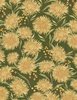 Wilmington Prints Chickadee Charm Chrysanthemum All Over Green