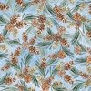 Benartex Woodland Wonderland Pinecones Light Blue