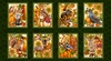 Studio E Fabrics Autumn Fields Block Panel Hunter Green