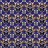 QT Fabrics Mystic Owls Feather Medallion Purple