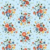 Windham Fabrics Forget Me Not Gathered Bunches Soft Blue