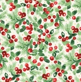 P&B Textiles Joyful Packed Berry Branches Cream