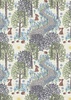 Lewis and Irene Fabrics Bluebell Wood Reloved Cream