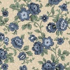 Marcus Fabrics Grace Elizabeth Large Floral Blue