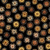 QT Fabrics Poultry in Motion Sunflowers Black