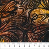 Northcott Banyan Batiks Color Me Banyan Swirls Bleached with Overprint Sunglow