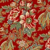 Marcus Fabrics Villa Flora Garden Red