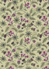 Lewis and Irene Fabrics Highlands Bee Thistle Soft Green