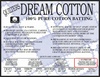 Quilters Dream Batting Natural Cotton - Supreme (King 120" x 30yds) - ROLL