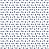 Benartex Classic Keepsakes in Blue Little Flowers Buds White/Navy