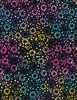 Wilmington Prints Candy Crush Batiks Dotted Daisies Black/Multi