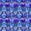 QT Fabrics Fantasia Decorative Floral Purple