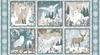 Blank Quilting Winter Whispers Winter Blocks Panel Light Blue