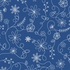 Maywood Studio Kimberbell Basics Swirl Floral Blue