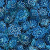 In The Beginning Fabrics Resplendent Bloom Blue