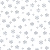 Henry Glass Quilters Flour VI Small Snowflake White on White
