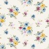 Clothworks Violetta Tossed Flowers Cream