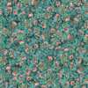 QT Fabrics Serenity Lotus Flower Toss Turquoise