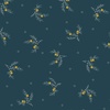 Andover Fabrics Carolina Tossing Sprig Blue