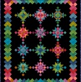 Chroma Shuffle (Black) Block of the Month - REGISTRATION
