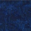 Hoffman Fabrics Azure Dreams Bali Batiks Wavy Lines Black Blue