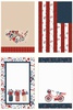 Riley Blake Designs Red White and True Home Decor Patriotic Tea Towel Panel