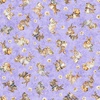 QT Fabrics Hunny Bunny Tossed Bunnies Lilac