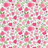 Riley Blake Designs Strength In Pink Floral White