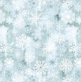 Studio E Fabrics Snowburst 108 Inch Wide Backing Fabric Snowflake Toss Breeze