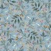 Henry Glass Norwegian Forest Foliage Pale Blue