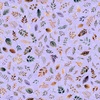 QT Fabrics Night Owls Foliage Lilac
