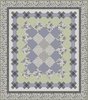 Neutral Ground Posey Chain - Violet & Green Free Quilt Pattern