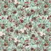 Hoffman Fabrics Cotton and Pine Seafoam/Silver